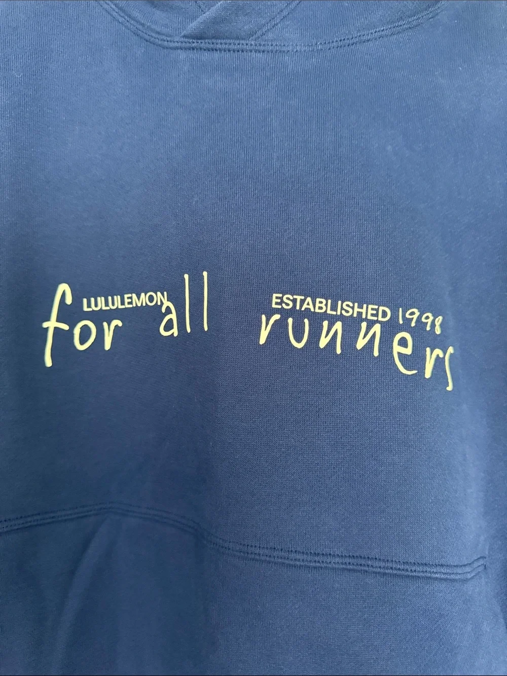 lululemon athletica Men's Steady State Pullover Hoodie Graphic in Clubhouse Blue